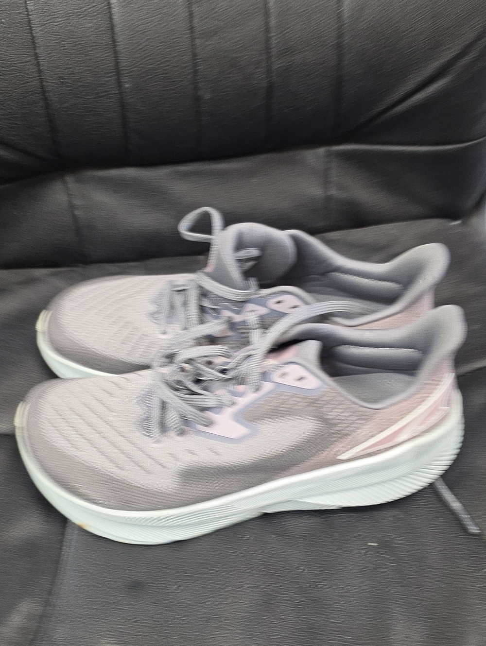 Altra Women's Running Shoes - Gray with Light Pink Accents